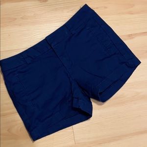 Dark Blue Twill Shorts
